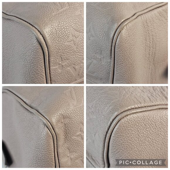 LOUIS VUITTON Speedy 30 NM Empreinte Leather Lilac Bag LV Monogram Shoulder - Picture 8 of 16
